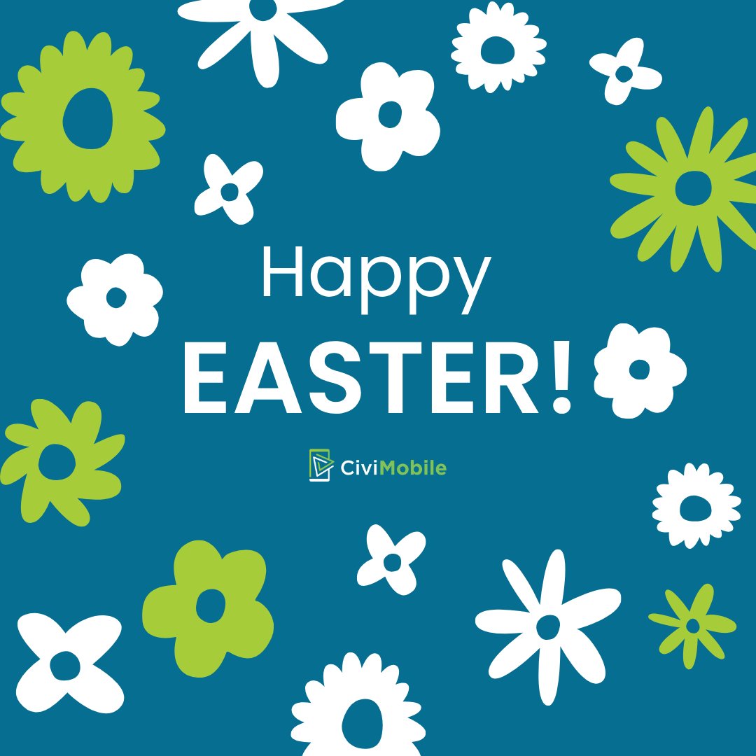 CiviMobileApp's tweet photo. Warmest Easter greetings to you and your family! May this holiday season be a time of togetherness, gratitude, and joy. May your heart be filled with the warmth of the spring sun, the beauty of blooming flowers, and the love of those around you. Happy Easter! https://t.co/9rsZcNui9J