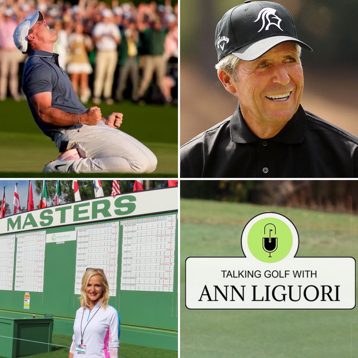 Ann Liguori (@annliguori) on Twitter photo Join me Sunday 7-8 AM EST for #TalkingGolf on <a href="/WFAN660/">WFAN Sports Radio</a> <a href="/Audacy/">Audacy</a>. The legendary <a href="/garyplayer/">GARY PLAYER</a>, 1 of now '6' male golfers to win a career Grand Slam, and I, will discuss <a href="/McIlroyRory/">Rory McIlroy</a> triumph at <a href="/TheMasters/">The Masters</a> - the roller coaster, dramatic win that made history & captured the hearts and Join me Sunday 7-8 AM EST for #TalkingGolf on <a href="/WFAN660/">WFAN Sports Radio</a> <a href="/Audacy/">Audacy</a>. The legendary <a href="/garyplayer/">GARY PLAYER</a>, 1 of now '6' male golfers to win a career Grand Slam, and I, will discuss <a href="/McIlroyRory/">Rory McIlroy</a> triumph at <a href="/TheMasters/">The Masters</a> - the roller coaster, dramatic win that made history & captured the hearts and