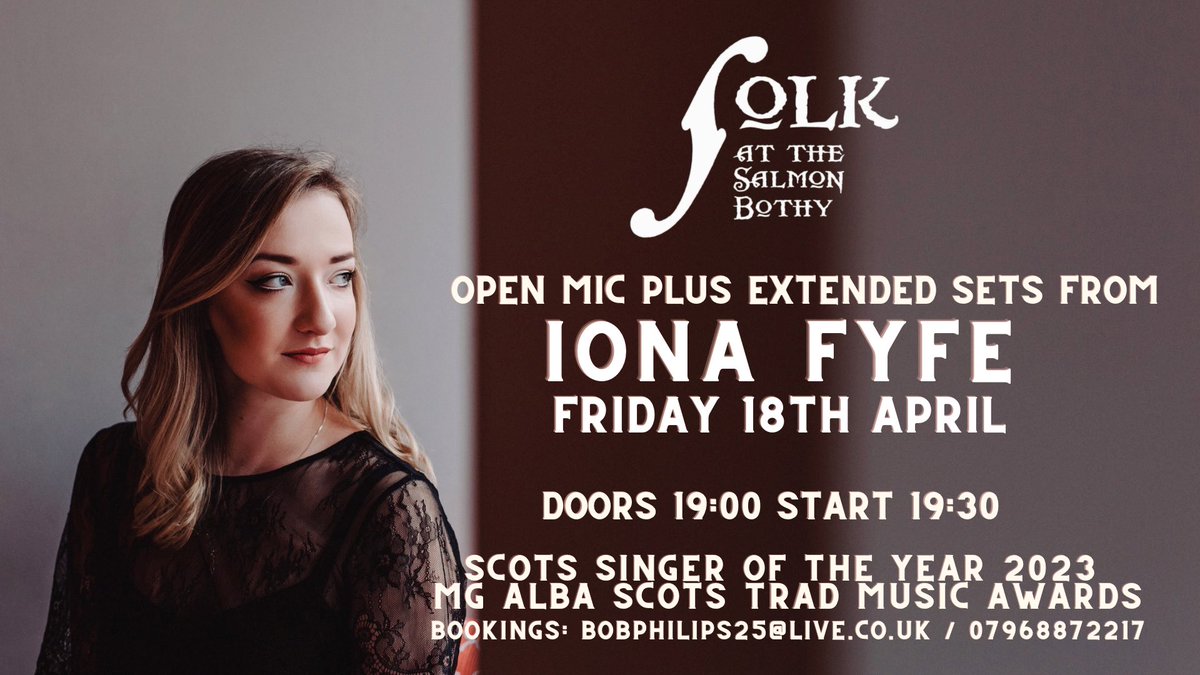 ionafyfe's tweet photo. Tonight I’m performing at Folk at the Salmon Bothy Folk Club in Portsoy. One of my favourite places to sing. My parents would take me to this club the entirety of my teenage years. Come along to the Salmon Bothy this evening ♥️ https://t.co/haDLrYRkCq