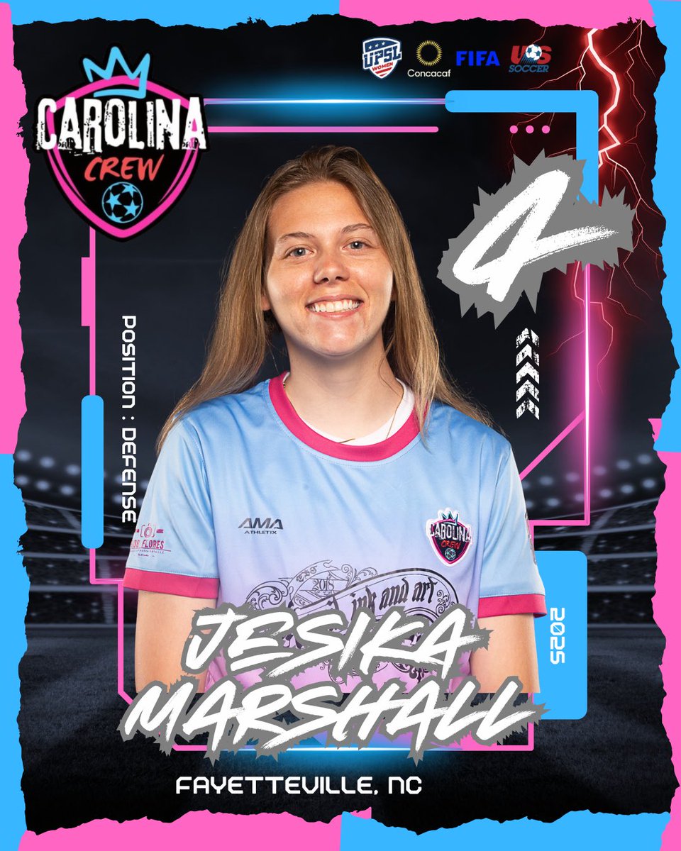 #NewPlayer Announcement Meet #4 Defender for the <a href="/CarolinaCrewFC/">Carolina Crew FC</a> Jesika Marshall