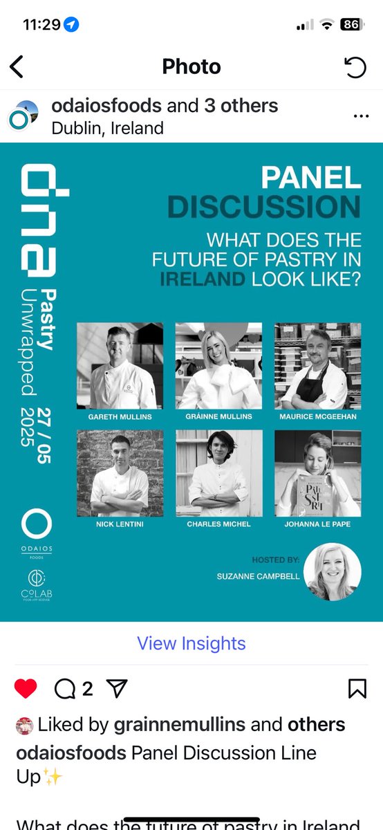 Suzanne Campbell (@campbellsuz) on Twitter photo Delighted to be hosting this panel at the first Irish conference on pastry in <a href="/TUDublinTHM/">TU Dublin Tourism & Hospitality Management</a> with <a href="/odaiosfoods/">Odaios Foods</a> ✨
Featuring <a href="/garmullins/">gareth mullins</a>, <a href="/gra_chocolates/">Grá Chocolates ♡</a>,
<a href="/thenowastechef/">Maurice Mc Geehan</a> and Nick Lentini. With special contributions from the visionary <a href="/charlesxmichel/">Charles Michel</a>
and Johanna Le Pape 🤩 Delighted to be hosting this panel at the first Irish conference on pastry in <a href="/TUDublinTHM/">TU Dublin Tourism & Hospitality Management</a> with <a href="/odaiosfoods/">Odaios Foods</a> ✨
Featuring <a href="/garmullins/">gareth mullins</a>, <a href="/gra_chocolates/">Grá Chocolates ♡</a>,
<a href="/thenowastechef/">Maurice Mc Geehan</a> and Nick Lentini. With special contributions from the visionary <a href="/charlesxmichel/">Charles Michel</a>
and Johanna Le Pape 🤩