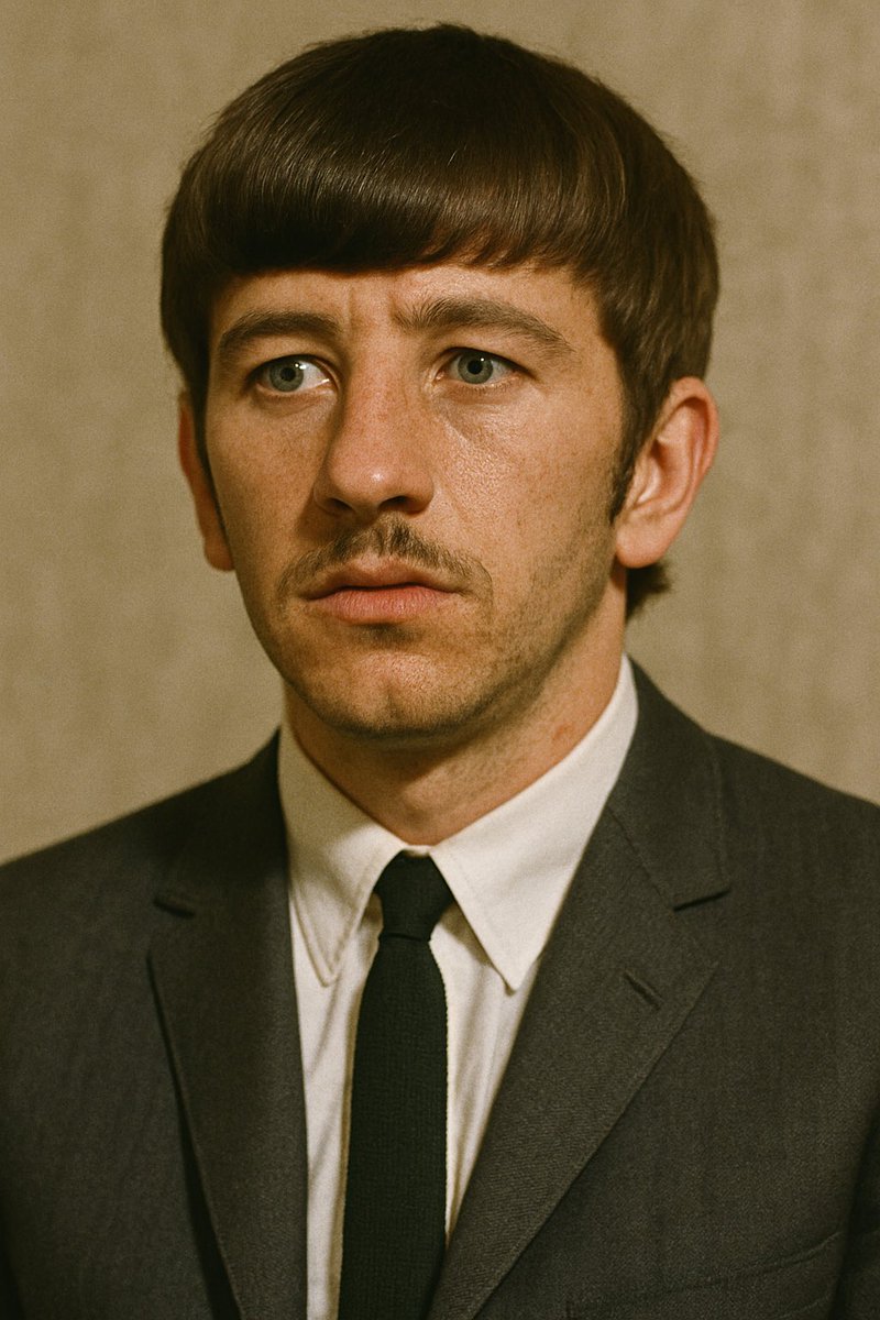 adq1295's tweet photo. I asked ChatGPT to show me the #BeatlesBiopicCast as their respective roles and I’m not mad at it tbh

#beatlesbiopic #harrisdickinson #paulmescal #josephquinn #barrykeoghan https://t.co/EE2ePs5rZF