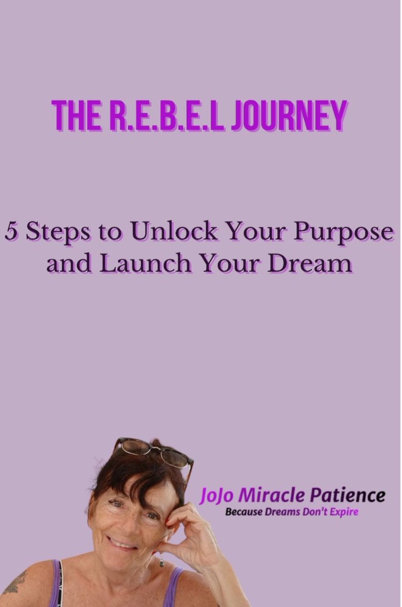JoJoMiracles's tweet image. Coming very very soon.  My signature 5 step REBEL program condensed into a workbook!  For people who feel a dream bubbling deep inside and don’t know how to unleash it!! @helpbnk @simonsquibb lessons learned from @jessenjames7 who has given me the confidence to work on it.