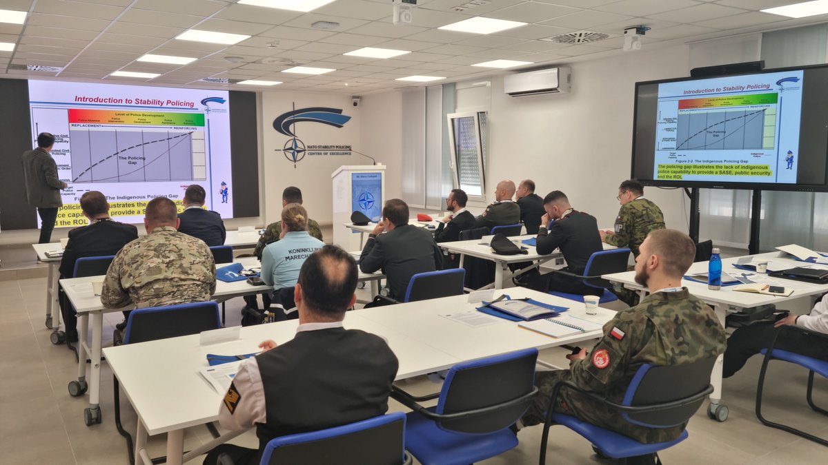 Congratulations to all participants to the very successful #NSPCoE #StabilityPolicing for #Planners course! This 5-day residential program is intended to prepare senior officers to successfully integrate SP principles in #NATO operations’ planning. #WeAreNATO #StrongerTogether