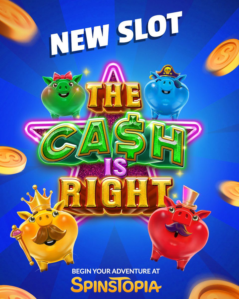spinstopia's tweet image. Ready for the weekend? Stack your cash this weekend with our latest slot ‘The Cash is Right’ 💰

Play Now: spinstopia.com/login

#slots #casino #fun #games #adventure #onlinecasino #slots #games #cash