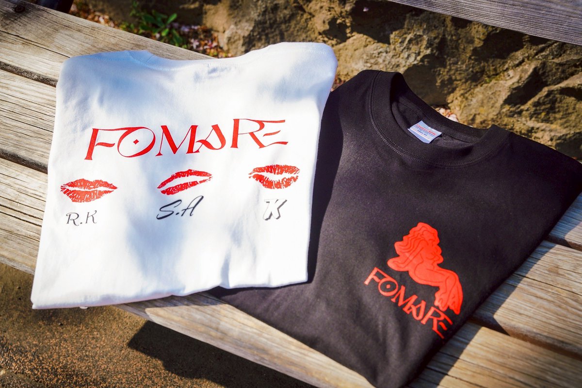 FOMARE POP UP限定 レトロTシャツ Lサイズ POP UP INFO 6】 FOMARE NEW ITEM ▪️KISS TEE BLACK / WHITE M / L