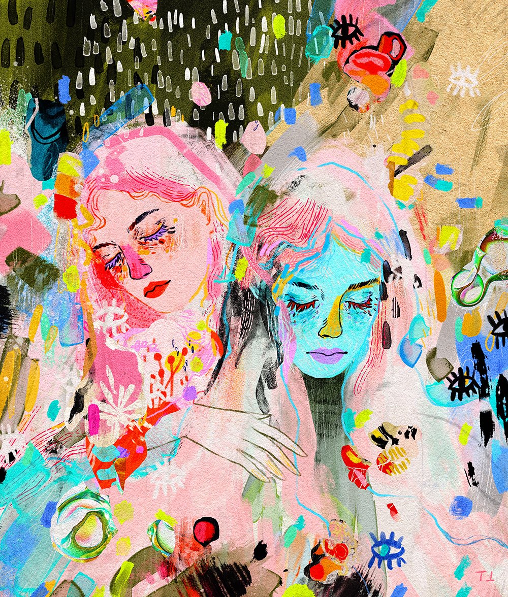 tiffatronn's tweet image. my colorful art