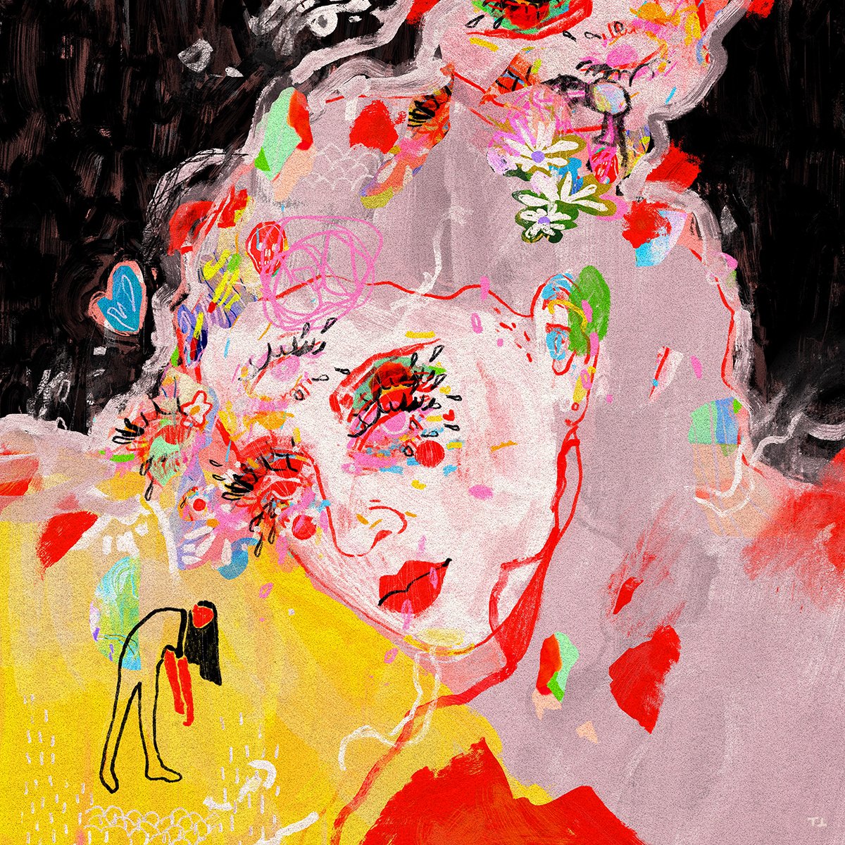 tiffatronn's tweet image. my colorful art