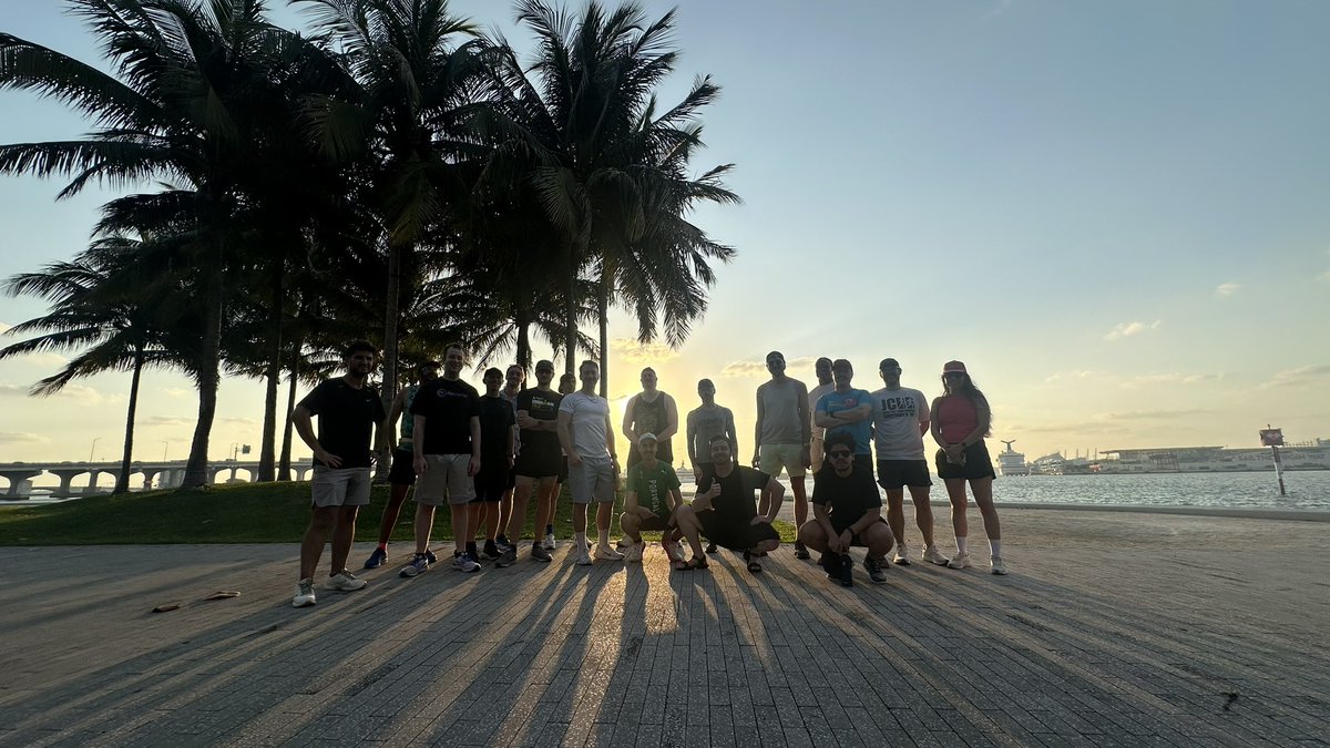 David Gomes @ReactMiamiConf 🌴 (@davidrfgomes) on Twitter photo 5K Run With <a href="/HenriHelvetica/">Henri Helvetica 🇭🇹 👨🏾🚀 🚀</a> and <a href="/neondatabase/">Neon - Serverless Postgres</a> at React Miami 2025 😎😎
Thanks everyone for joining, super fun! 5K Run With <a href="/HenriHelvetica/">Henri Helvetica 🇭🇹 👨🏾🚀 🚀</a> and <a href="/neondatabase/">Neon - Serverless Postgres</a> at React Miami 2025 😎😎
Thanks everyone for joining, super fun!