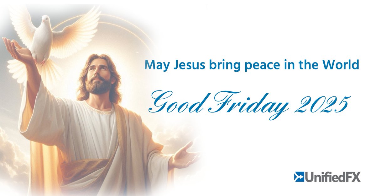 UnifiedFX's tweet photo. May Jesus bring peace in the World. Good Friday 2025
#GoodFriday https://t.co/TEYlXWzoiF