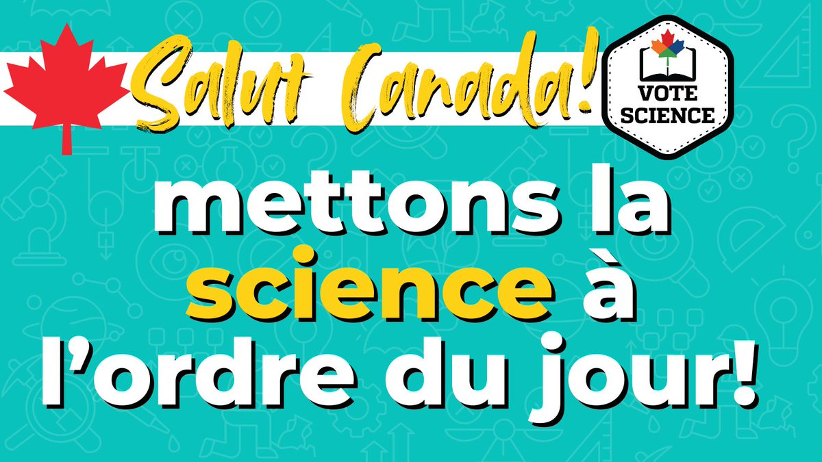 🇨🇦 Salut Canada, mettons la science à l’ordre du jour! 

Le vote par anticipation est ouvert: Du 19 au 21 avril, de 9 h à 21 h

Utilisez nos outils pour en apprendre plus sur les partis, poser des questions axées sur la science, et faire entendre votre voix!
