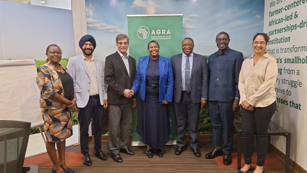 Strengthening our partnership with AGRA to transform food systems and improve nutrition! Discussed joint action plans, showcasing achievements &amp; building private sector investment in nutritious staples. #Nutrition #FoodSystems #Partnerships, <a href="/AGRA_Africa/">AGRA - Sustainably Growing Africa’s Food Systems.</a>