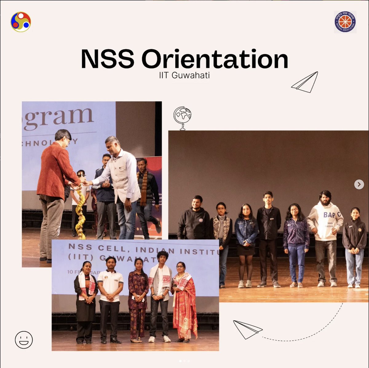 nss_iitg's tweet photo. NSS IITG Orientation 2025! It was an inspiring session filled with insights into the spirit of service, leadership, and teamwork. Let’s make this NSS journey impactful together!

#NSSOrientation2025 #IITGuwahati #ServeWithPride #Leadership #MakingADifference #NSSIndia https://t.co/lNKmxUFvmG