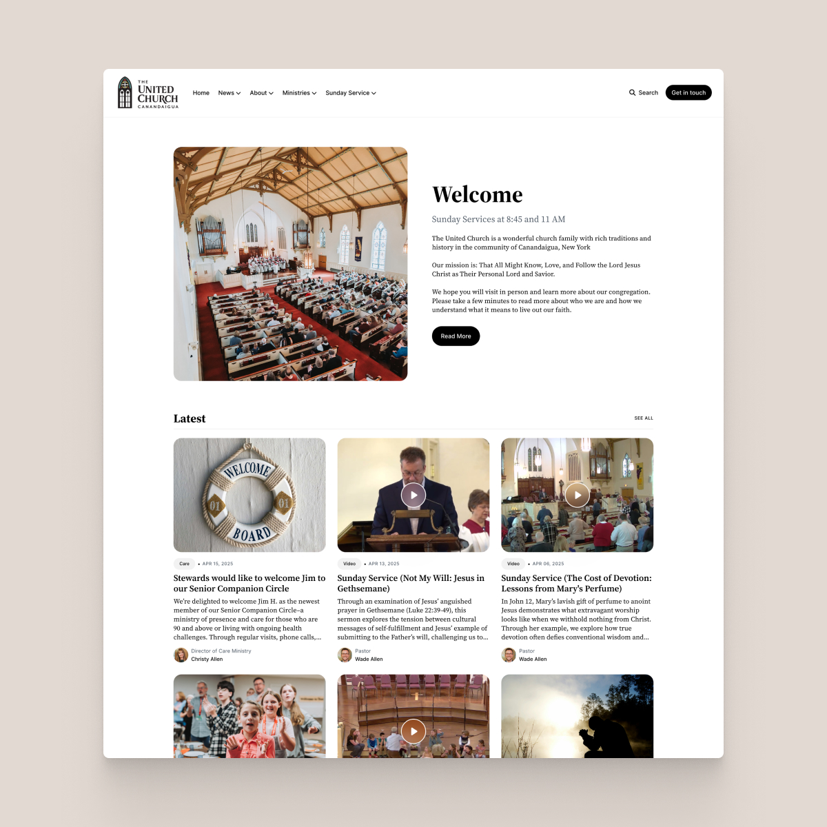 Site of the Day ✨

The United Church Canandaigua ☞ uccdga.org

Built with <a href="/anvodstudio/">Anvod Studio</a> &amp; <a href="/jekyllrb/">jekyll</a>