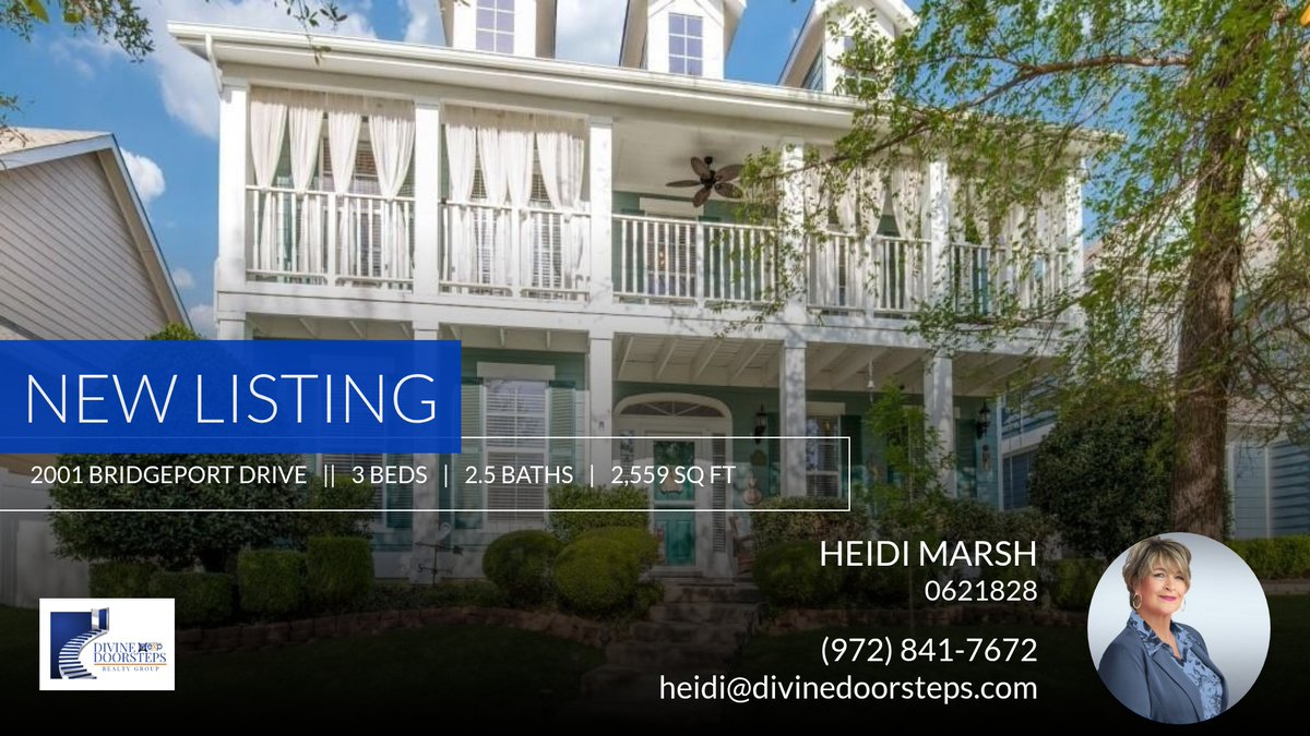 HeidiMarsh's tweet photo. 📍 New Listing 📍 Take a look at this fantastic new property that just hit the market located at 2001 Bridgeport Drive in Providence Village. Reach out here or at (972) 841-7672 for more information

Honored to put my experience to... https://t.co/KXbmfuS6us https://t.co/GDVCSdEhuz
