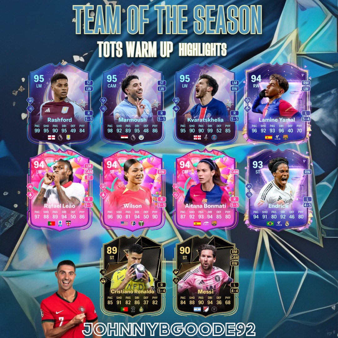 🚨 TOTS WARMUP:  ELES ESTÃO DE VOLTA AOS PACKS 💫

Mais de 40 cartas de eventos nos packs — preparados para o grind insano? 👀🔥

Segue para não perderes nada desta época épica ✅

#fc25 #tots #ultimateam #ea #streamer #johnnybgoode92 #fyp