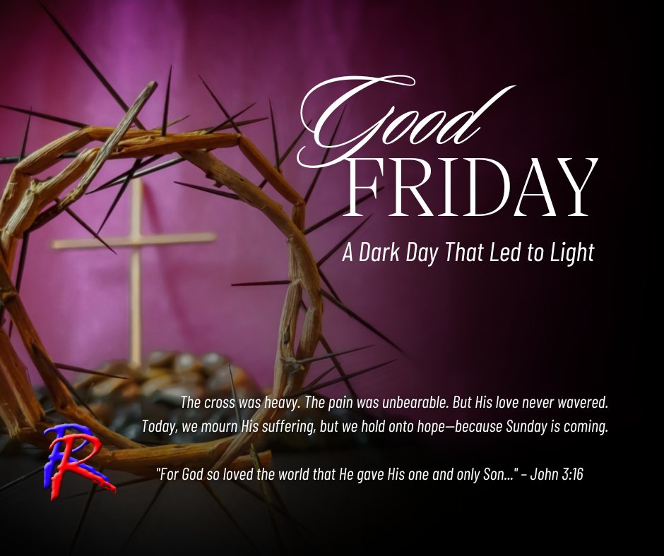 reignradio's tweet photo. Sunday's coming!
"For God so loved the world that He gave His one and only Son.." John 3:16 https://t.co/tbZikYWFg1