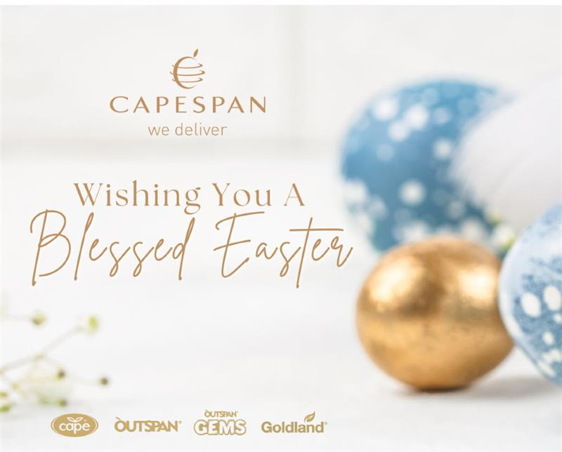 Capespan_NA's tweet photo. Happy Easter! 🐣🌸
To all our valued clients, partners, and colleagues celebrating Easter, Capespan wishes you a blessed and joyful season. https://t.co/Nkf4biY0gf