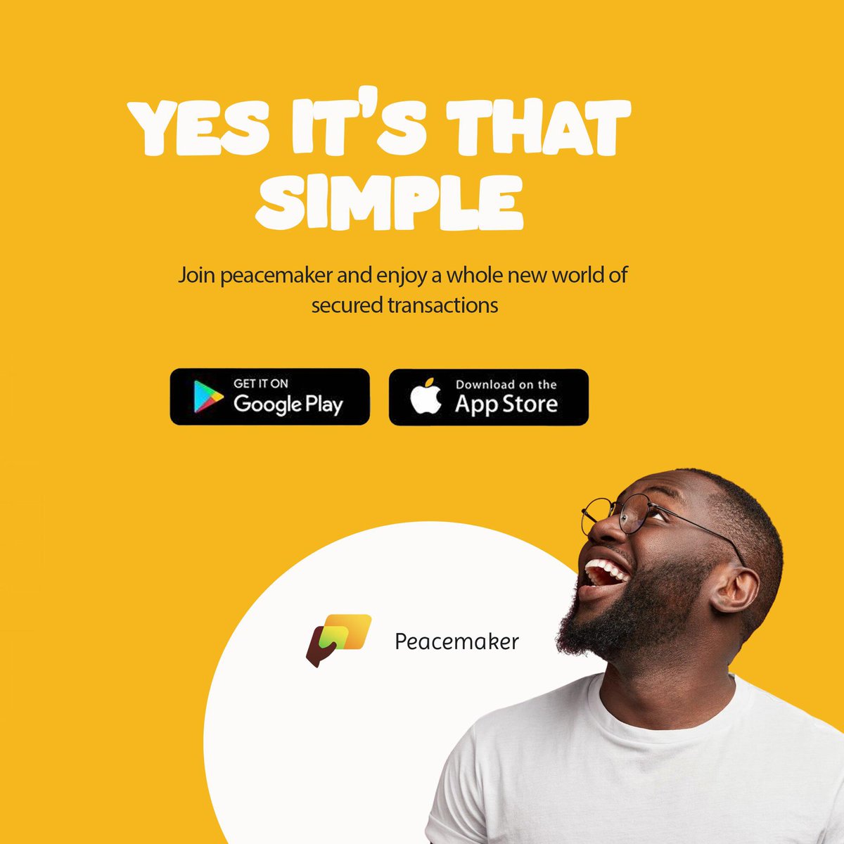 yeboah__'s tweet photo. Make payments with zero stress. All thanks to #PeaceMakerApp for their secure and simple way of transacting. https://t.co/KwRNmBneEY