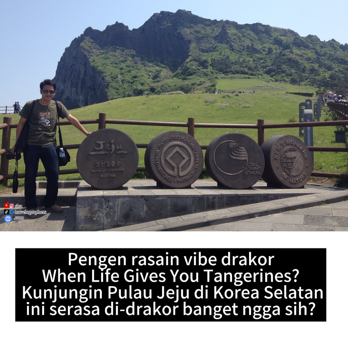 travelographers's tweet photo. Masih belum move on sama drakor "When Life Give You Tangerine?". Kalau kamu liburan ke Pulau Jeju, bisa sekalian singgah ke destinasi wisatanya. https://t.co/cctFj0301P