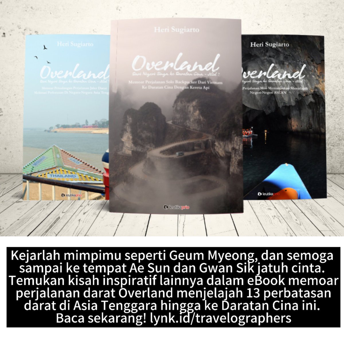 travelographers's tweet photo. Perjalanan tak hanya soal tempat, tapi juga cerita. Temukan inspirasi lainnya di eBook memoar perjalanan darat Overland ini.
https://t.co/AMnPLKLKaR https://t.co/rnVMmnE1Pr