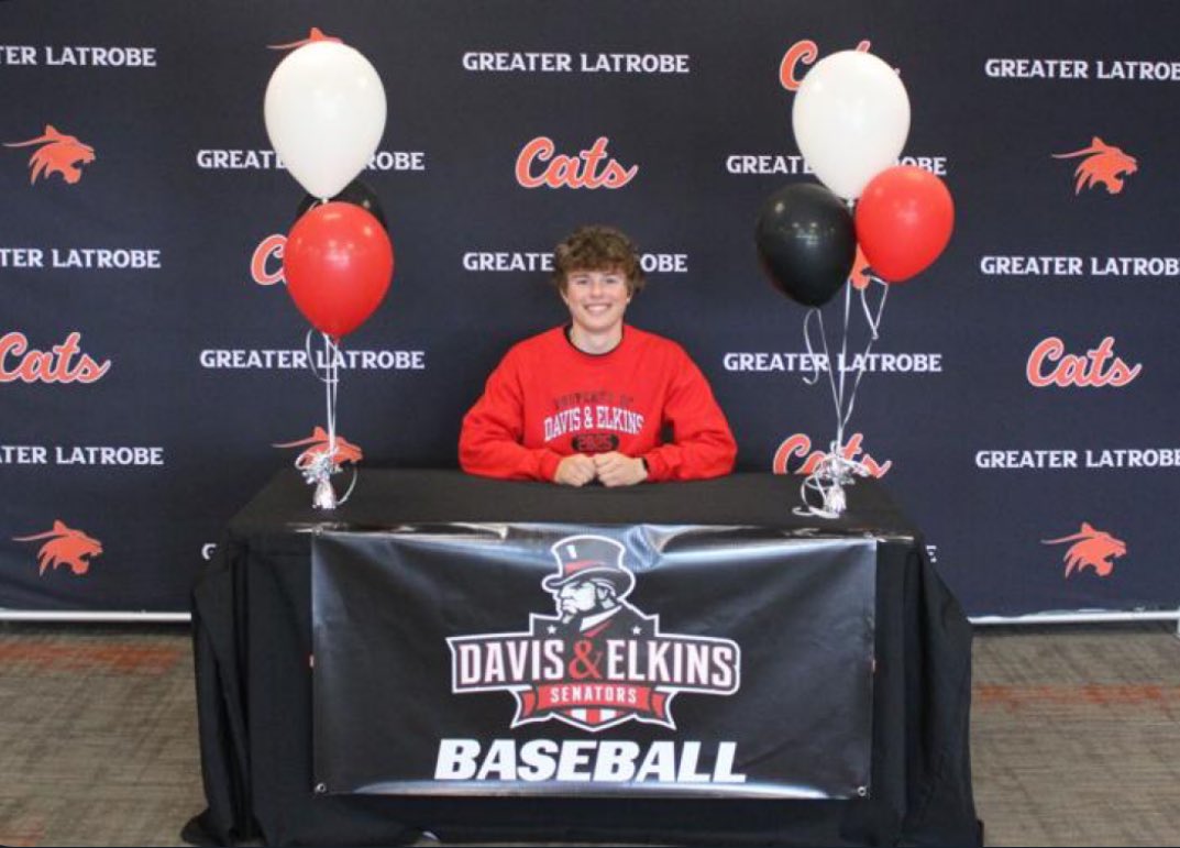 LatrobeBaseball's tweet photo. Congratulations Brody, proud of you!  Go Senators! https://t.co/yz9hZMbMxM