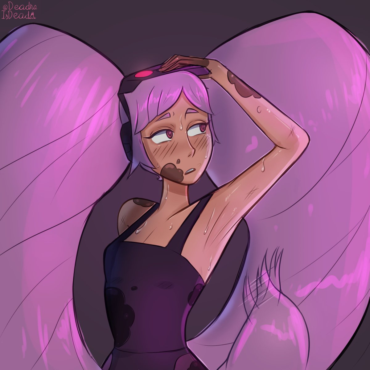 Entrapta from She-Ra after work [COMMISSION]