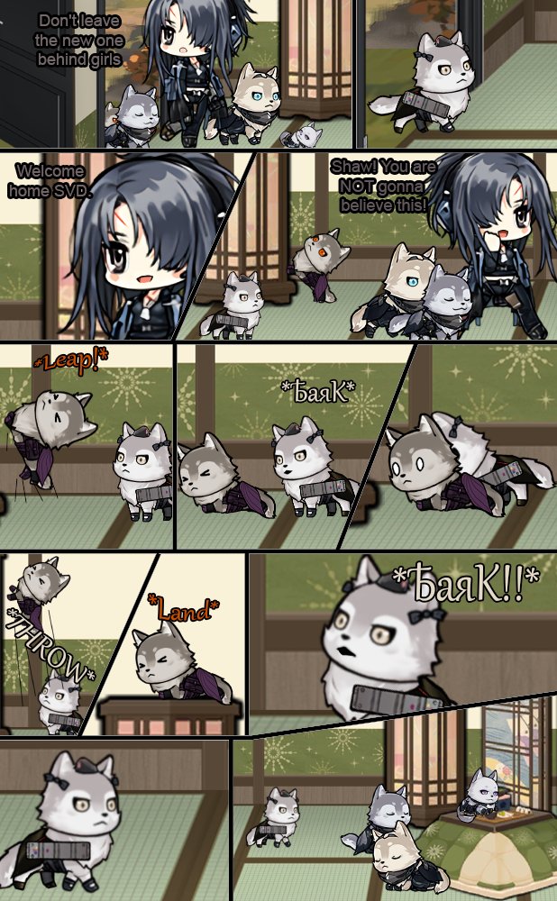kopshi64's tweet photo. Day 18, Ange brings home SVD, the unusally friendly doggo
#DEFYDogDays4 #JusticeForKalashnidogs #DEFYDogs
#GirlsFrontline #GFL #DollsFrontline #ドルフロ #ドールズフロントライン #소녀전선 #少女前線 https://t.co/bon6xTWvnQ
