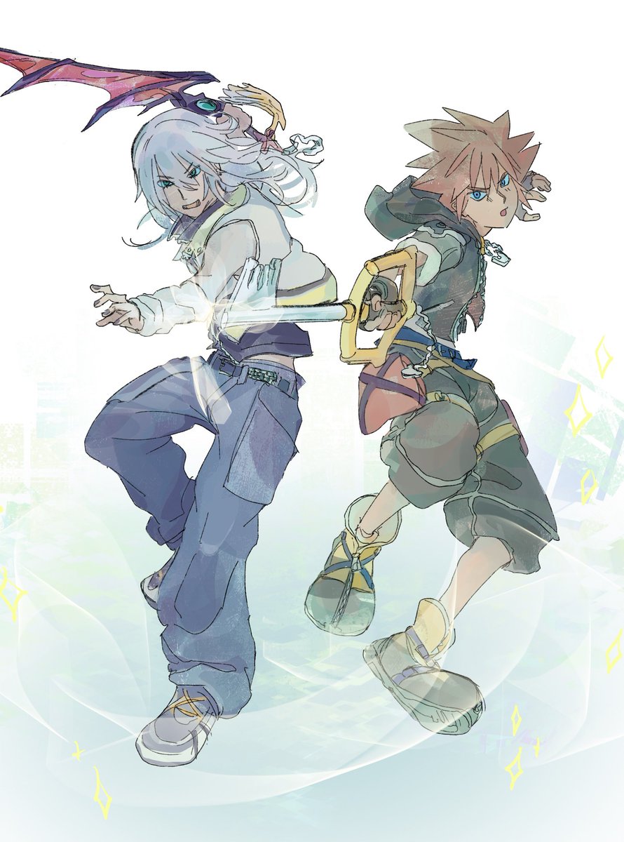criticalspell's tweet photo. let's fight together! 
#kingdomhearts #soriku https://t.co/FtLRoOum4D