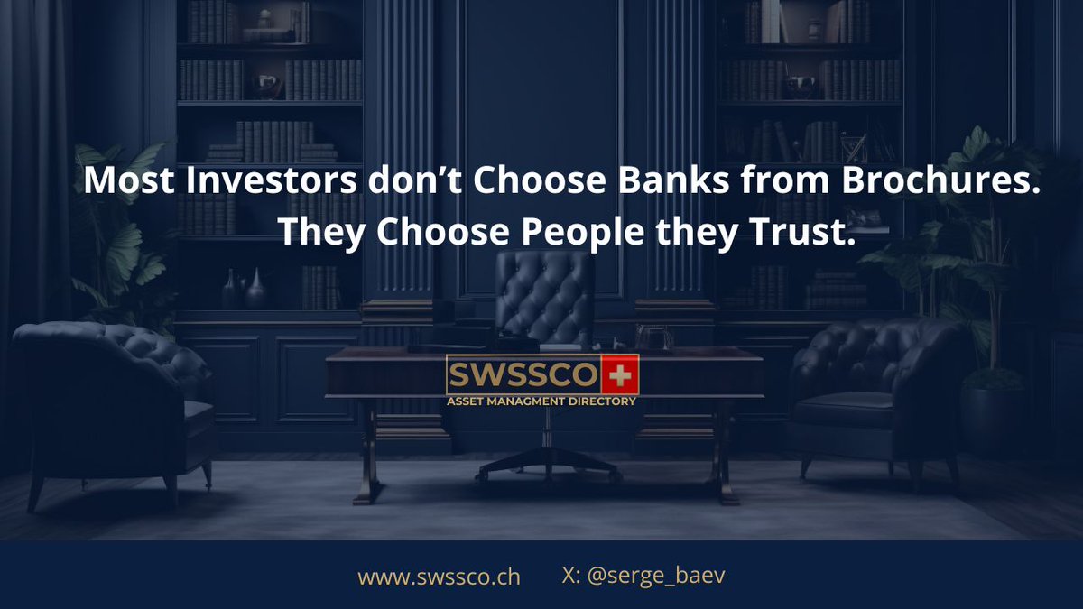 Most investors I’ve met don’t choose a bank because of a glossy brochure.
They chose because someone they trust had a good experience.
Or because someone inside whispered, “Talk to this person — she gets it.”
That’s how it works in Swiss private banking.
