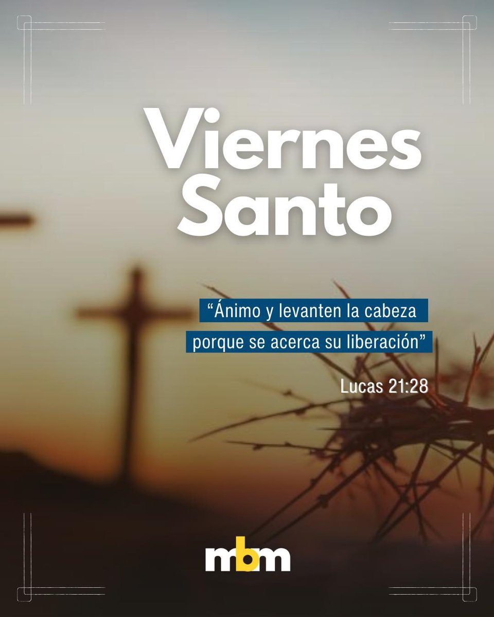 ¡Que su pasión llene nuestros corazones de misericordia, compasión y esperanza!

Que este Viernes Santo sea un día de meditación y recogimiento, para la reflexión sobre el sacrificio de Jesús en la cruz, su mayor acto de amor por toda la humanidad.