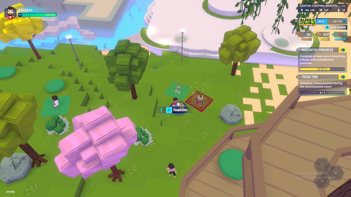 bayanmunkh2019's tweet photo. Free meditation classes in @TheSandboxGame ✌ https://t.co/JCGIlP6Zqt #AlphaSeason5 https://t.co/rTmBWJ64D6