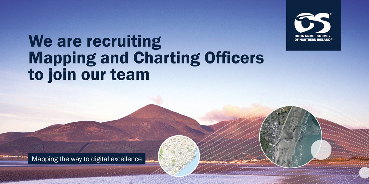 We are currently recruiting for Mapping and Charting Officers (MCO) to join the team. 

Find out more about the work of OSNI here: vimeo.com/361306720

Apply here: irecruit-ext.hrconnect.nigov.net/jobs/vacancies…