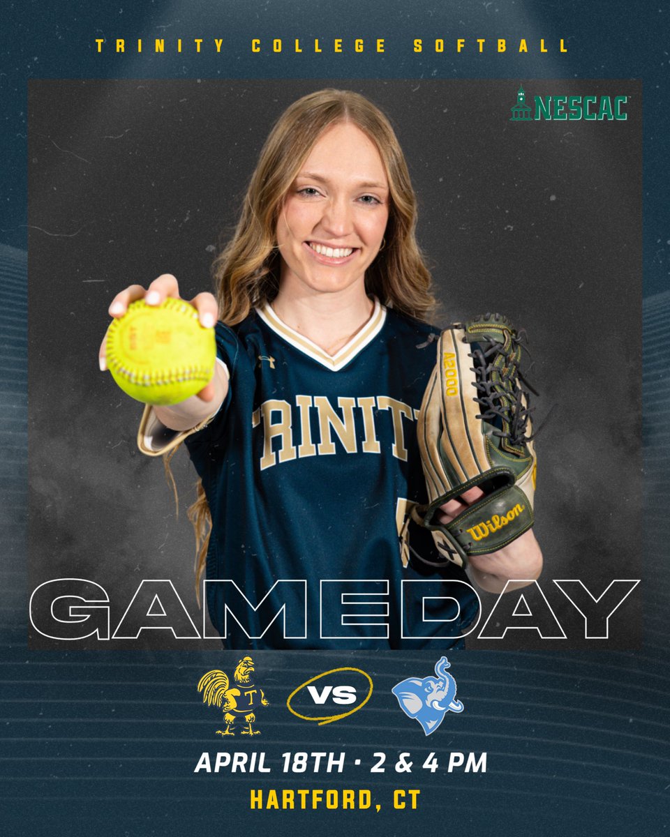 GAMEDAY‼️

Conference Double Header 🆚 Tufts University

⏰ 2:00 &amp; 4:00 PM

📍Hartford, CT

#RollBants 🥎