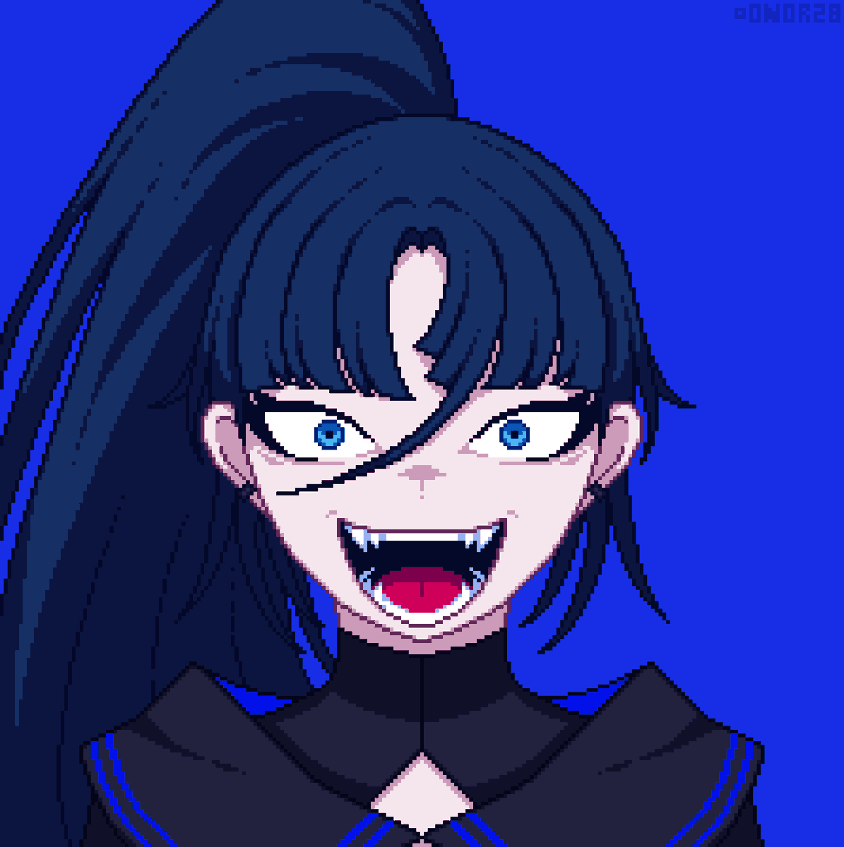 Onor28's tweet photo. Usseewa! - Naima 💙

#ドット絵 #Ado #Adoart https://t.co/ZJReNocMnC