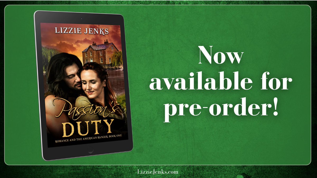 LizzieJenksBook's tweet photo. On the far reaches of the New York frontier, colonists prepare for war against France.  Shifting alliances set duty on a collision course with desire.  Passion's Duty is now available for pre-order!
https://t.co/jj6zP8ht0K https://t.co/wDQzPrlwNn