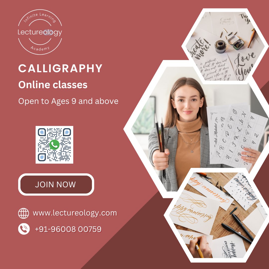 LectureologyACD's tweet image. Master beautiful writing! Join our online calligraphy course today. 
#CalligraphyCourse #ElegantWriting #LetteringArt #ModernScript #BrushPenArt #CreativeTypography #OnlineArtClasses #HandmadeLetters 

Join Now:
zurl.co/ez1Fd