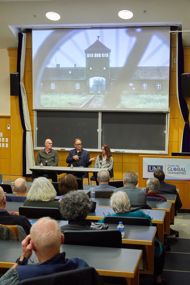 It was our pleasure to host Maine's premiere screening of the powerful documentary "For the Living." Afterwards, we had a conversation with filmmakers Tim Roper and Lisa Effress, and UNE faculty member David Livingstone Smith.