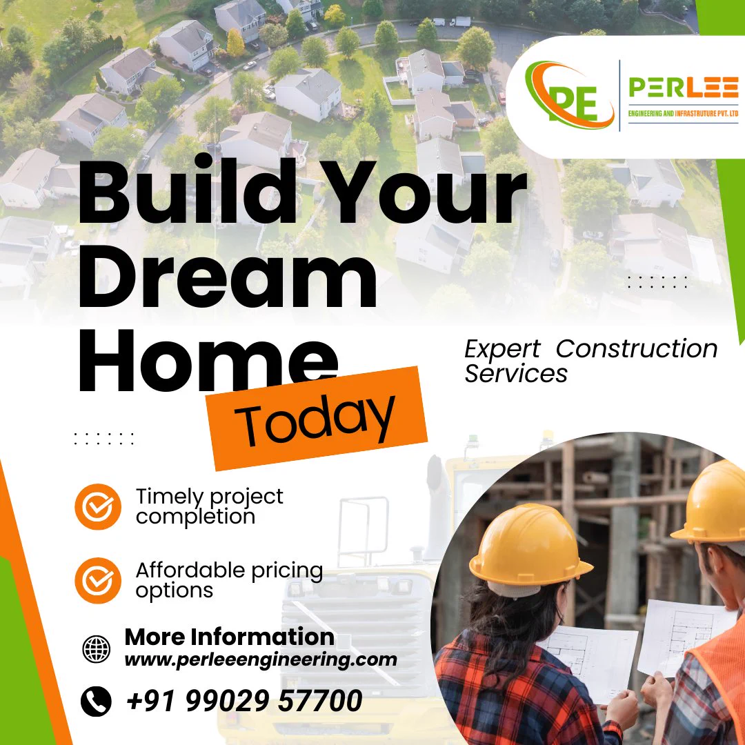  Build Your Dream Home with Ease!
From planning to possession, Perlee Engineering ensures on-time delivery, affordable pricing, and expert execution — just for you.
📞 Call us today: +91 99029 57700
🌐 www.perleeengineering.com

#DreamHome #ConstructionExperts #PerleeEngineering #BuildWithPerlee #PatnaConstruction #HomeBuilders #CivilEngineering #InfraExperts #SmartLiving #TimelyDelivery