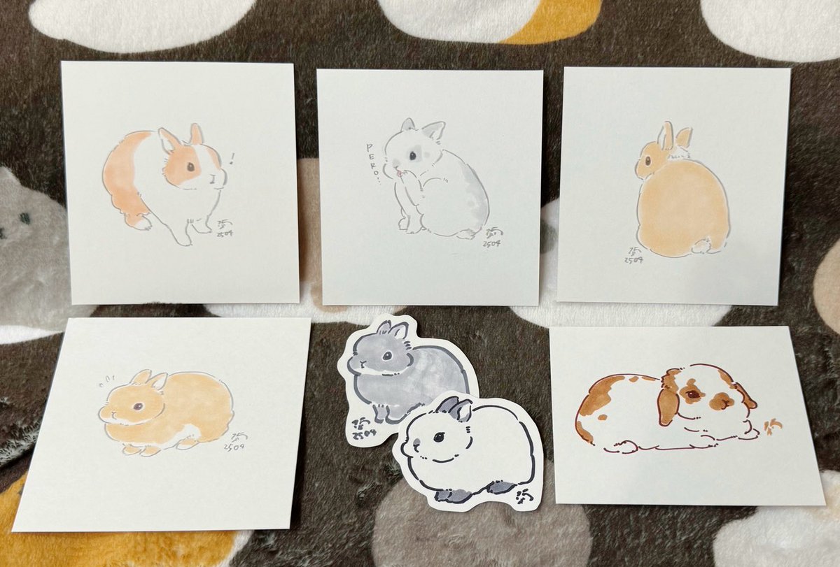 四角い紙に描く練習 