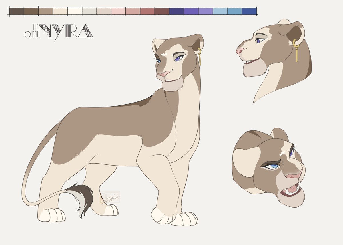 Karn__ntk's tweet photo. Today meet Nyra✨ She’s Theo’s queen🫣

#TheLionKing #TLK #artistsontwitter #furryart https://t.co/VuZc52uPpR