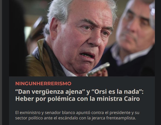 zully_silva's tweet photo. Graduados en corrupción los blancos y le dimos voz a uno de ellos que defendió corruptos y pedófilos. 
Usó al Estado y a los ministerios para defenderlos y desaparecer pruebas. 
Este hombre que vive del Estado hace 40 años tienen el tupé de hablar de vergüenza. https://t.co/3kQwbHZvXl