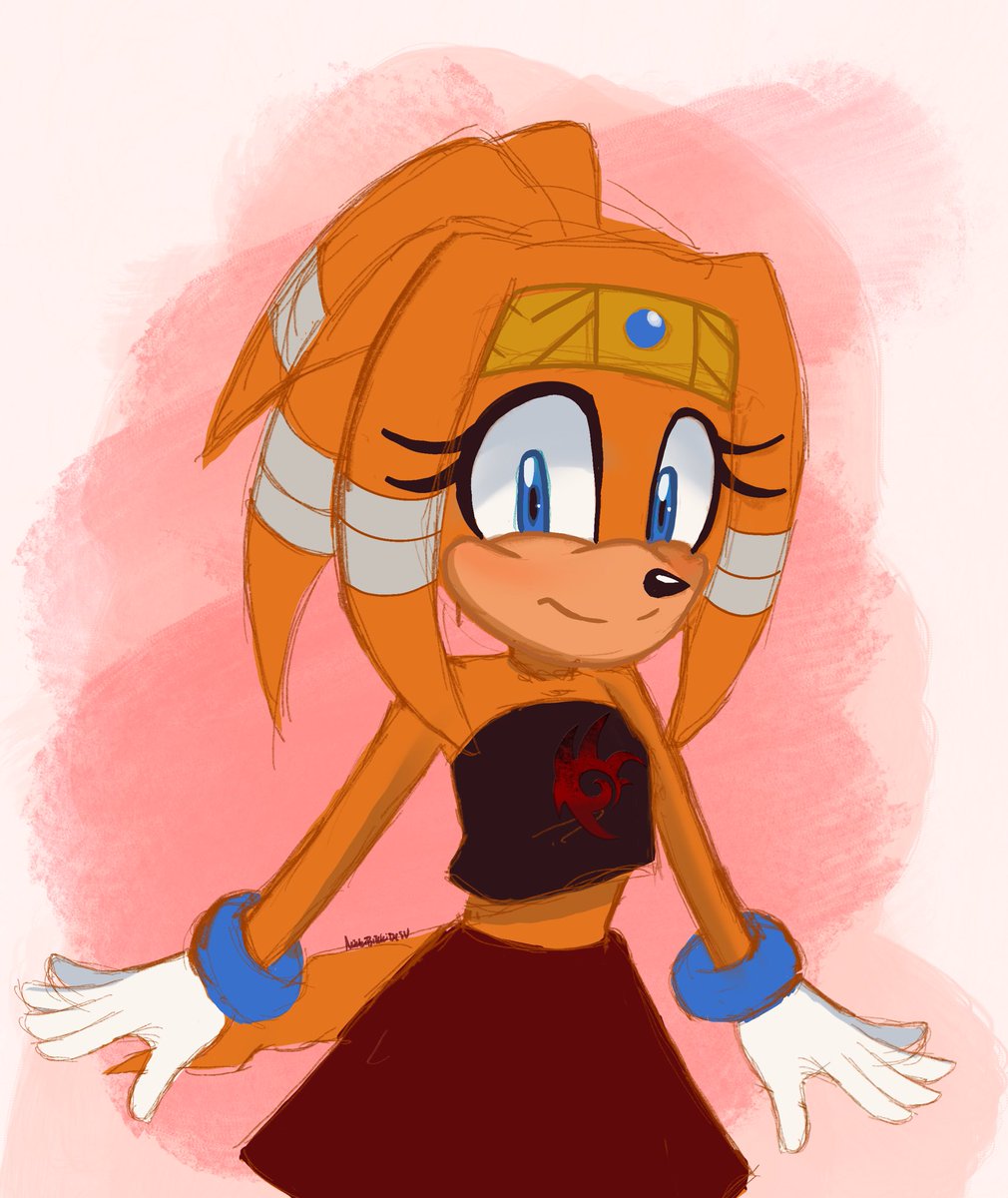 tikal - shadow the hedgehog edition (they’re married so…)