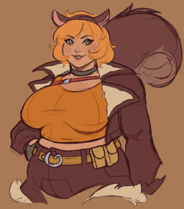 that squirrel of a girl[ #art #marvelrivals #squirrelgirl ] 