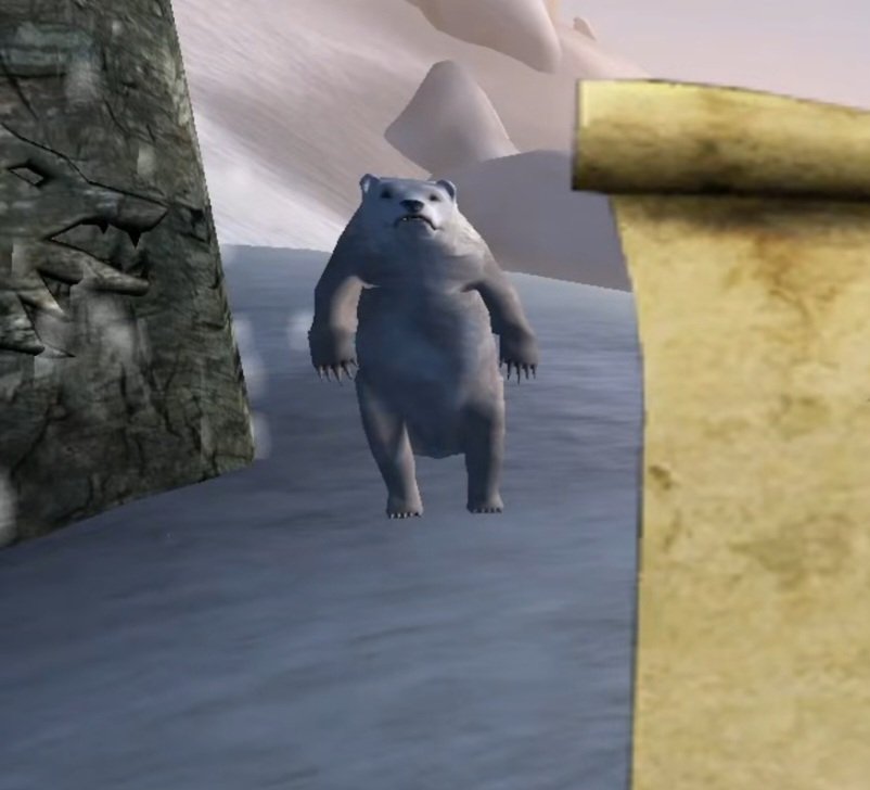 I don't trust the morrowind bear