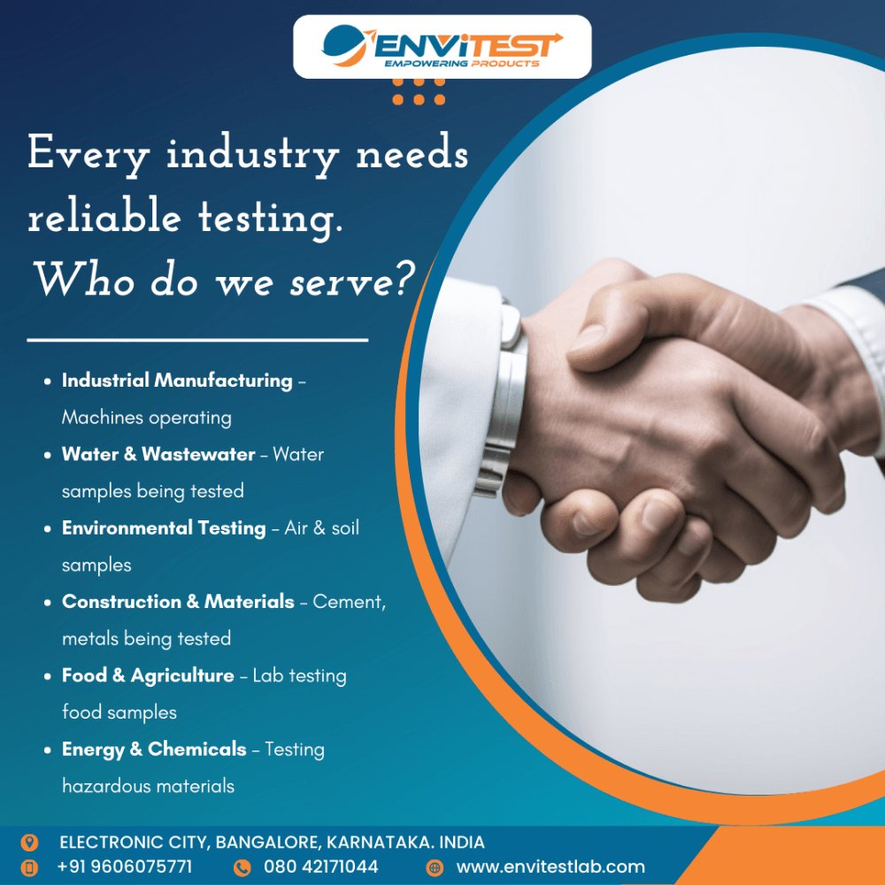 envitestlab's tweet photo. Whatever your industry, we provide accurate, reliable testing!
#ReliableTesting #IndustryStandards #QualityAssurance #TestingSolutions#EnvitestLab https://t.co/QnQcyfsCgH
