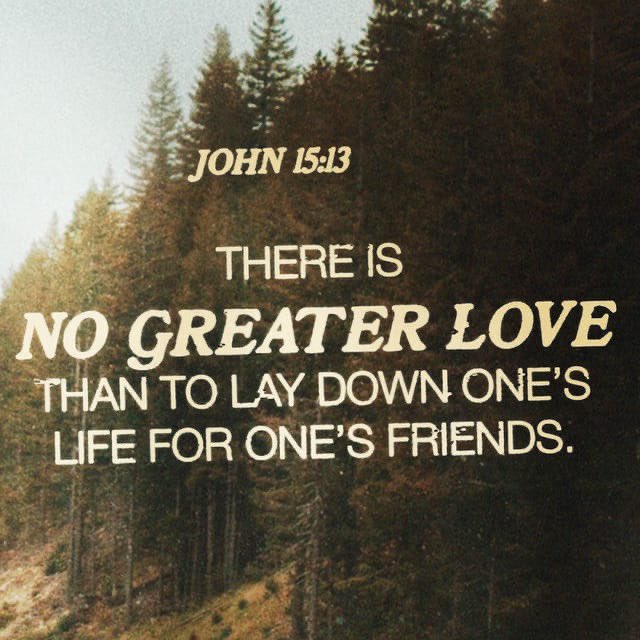 True love is sacrificial. There’s no greater love than willingly giving your life for someone else. It’s the ultimate act of loyalty, friendship, and selflessness.