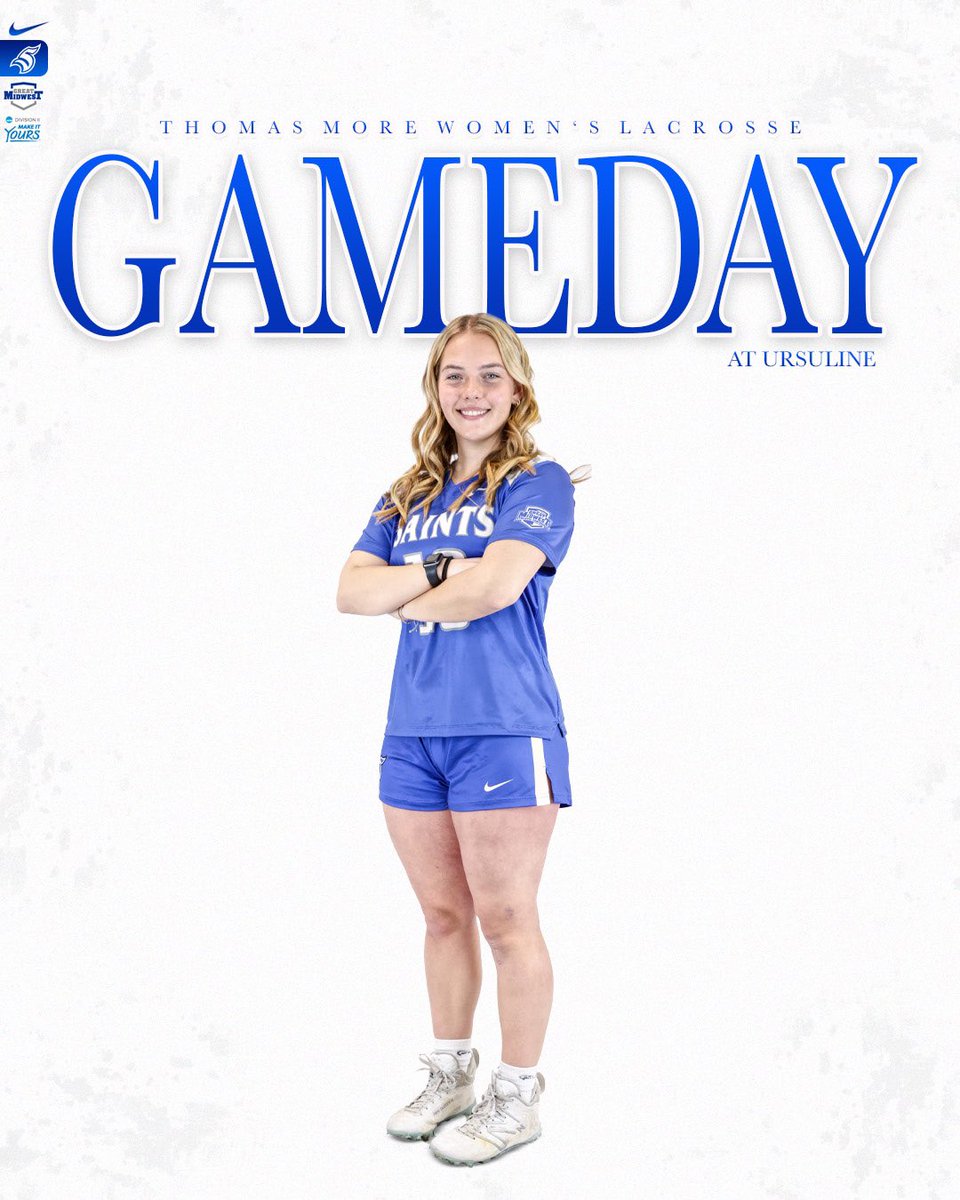 Thomas More Saints (@tmusaints) on Twitter photo GAME DAY.
🥍: Women's Lacrosse @ Ursuline
⏰: 11:00 A.M.
📍: Pepper Pike, OH
🏟️: Ursuline Lacrosse Field
📺: tinyurl.com/bd42c7wd
📊: tinyurl.com/msxtwmfu
<a href="/TMU_WLacrosse/">TMU Women’s Lacrosse</a>
#LetsGoSaints GAME DAY.
🥍: Women's Lacrosse @ Ursuline
⏰: 11:00 A.M.
📍: Pepper Pike, OH
🏟️: Ursuline Lacrosse Field
📺: tinyurl.com/bd42c7wd
📊: tinyurl.com/msxtwmfu
<a href="/TMU_WLacrosse/">TMU Women’s Lacrosse</a>
#LetsGoSaints