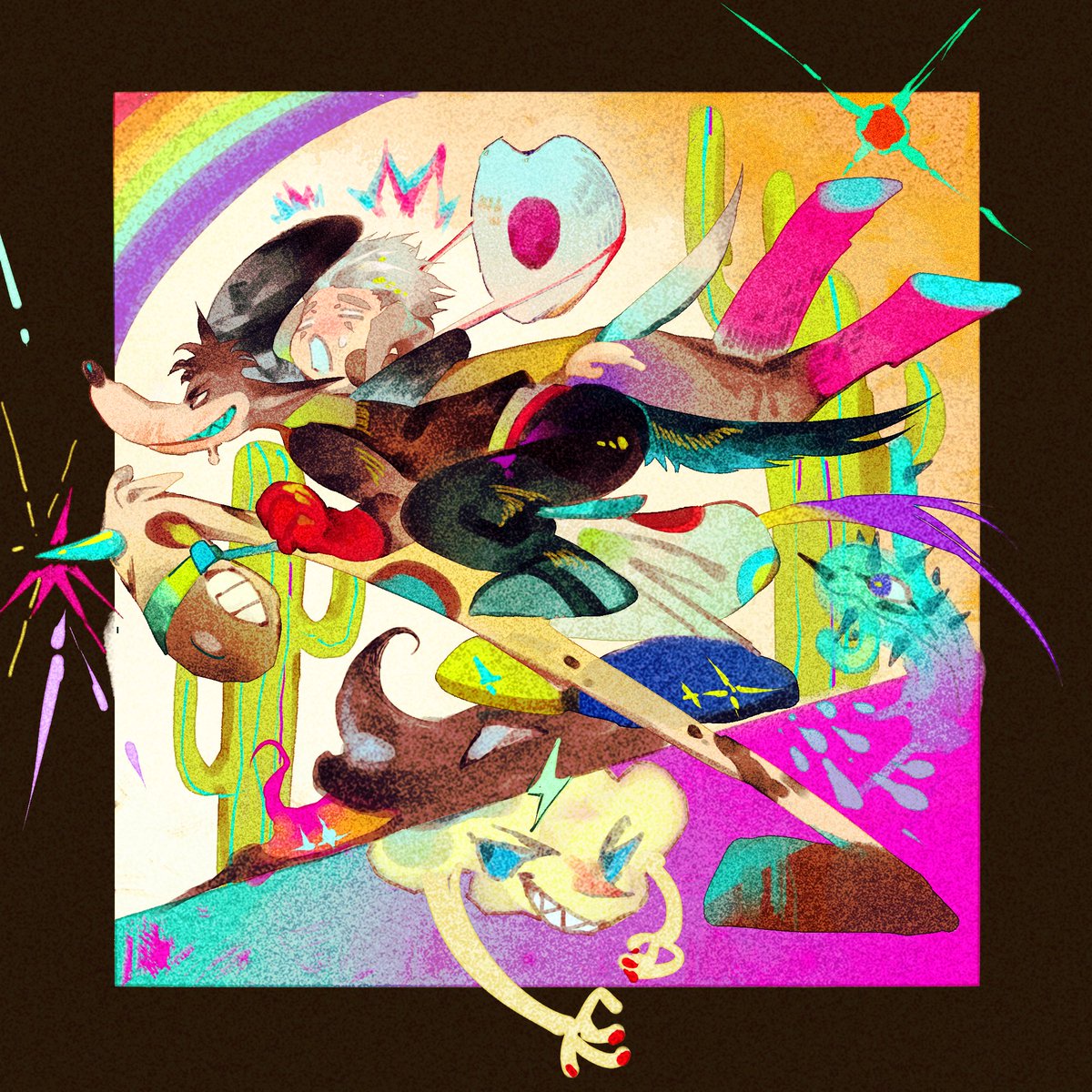 描改的oc麦克狼！光天化日强抢民男
#oc