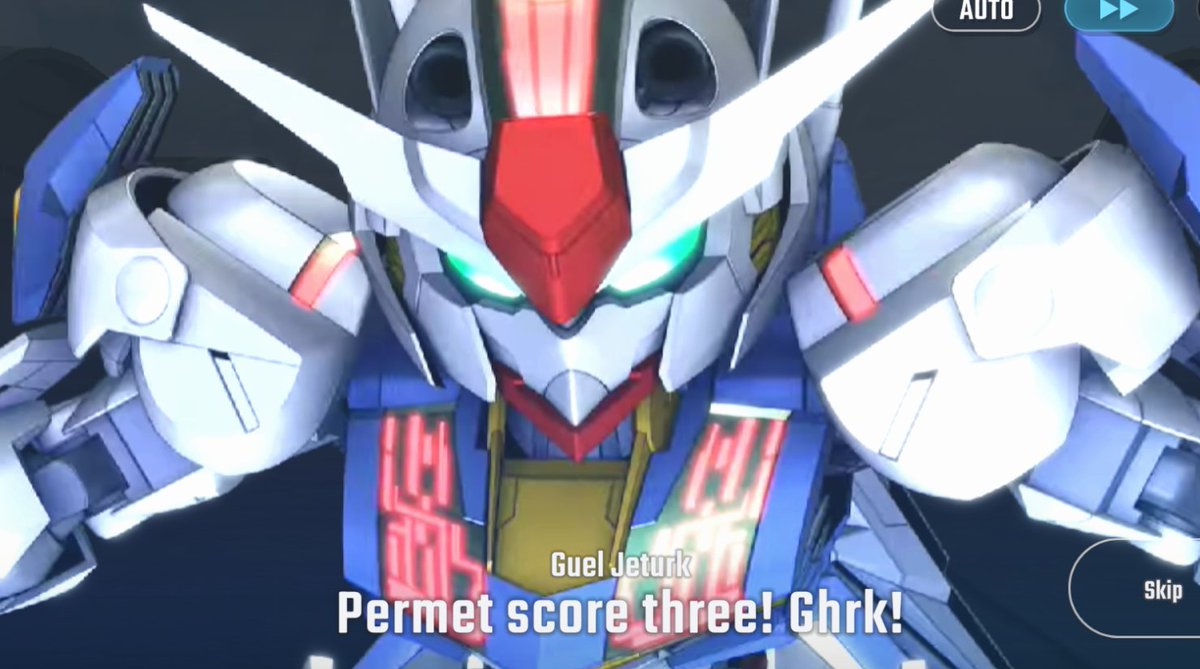 Rei_eiiii8's tweet photo. Guel actually saying Permet Score 3 and having trouble using it is peak easter egg https://t.co/k4lxqAEUCz